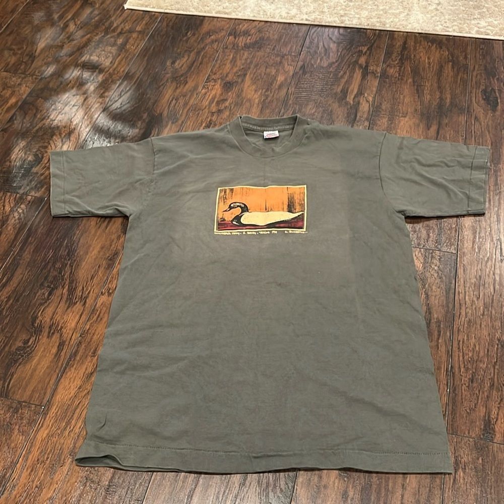 Canvas Back Decoy- A. SeAvey-Maine 1941
c. Sweerback tee single stitched size L